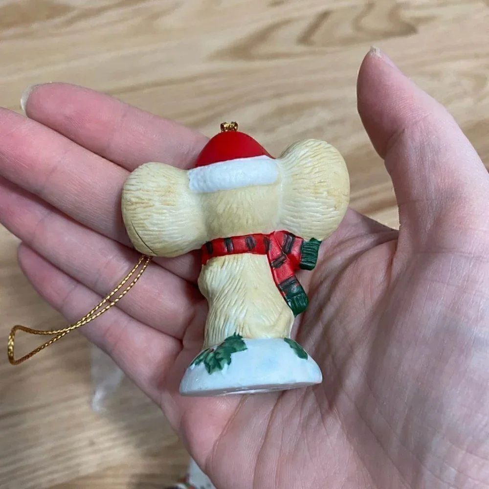 Vintage CVS Christmas Ornaments Mouse Snowman NEW